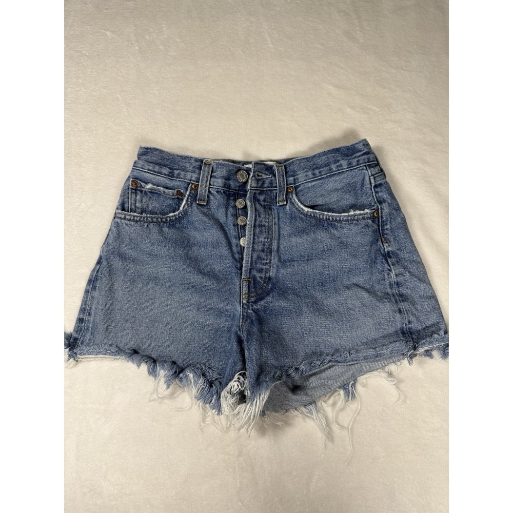 Agolde‎ Parker Vintage Cut Off Swapmeet Denim Shorts Size 24